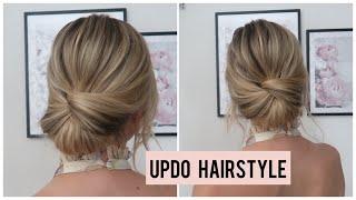 DIY UPDO // Wedding guest, formal occasion Hair Tutorial