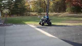 Lil' dude riding new quad from FamilyGoKarts.com