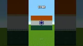 Minecraft India  64 bits 32 bits 16 bits 8 bits 4 bits 2 bits 1 bit