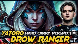 Crazy Play Yatoro Drow Ranger The Hard Carry MVP - Dota 2 Pro Gameplay & Learn #yatoro #drowranger