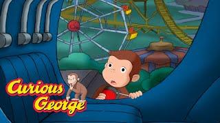 Amusement Park Sleepover!  Curious George  Kids Cartoon  Kids Movies