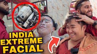 EXTREME FACIAL IN INDIA  WITH GIANT VIBRATOR 