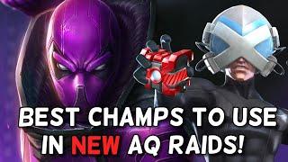 Best Champs For AQ RAIDS - Boost Options General Miss Counters & More | Marvel Contest of Champions