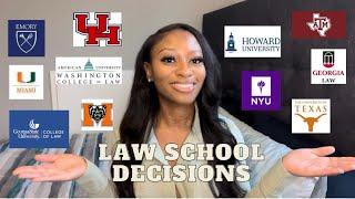 LAW SCHOOL DECISIONS: Admission Decision, Factors to Consider, and More