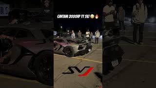 Gintani SVJ Twin Turbo Exhaust Sound#gintani #svj #v12 #exhaust  #flames #extreme