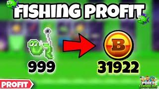 HOW TO PROFIT WITH FISHING (INSANE PROFIT FROM ACID FISH ) | Pixel Worlds