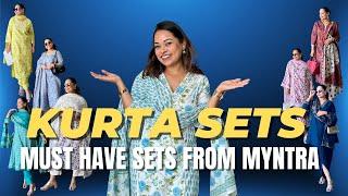 MUST HAVE KURTA SETS FROM ANOUK ON MYNTRA | EID OUTFITS |OFFICE SETS UNDER Rs. 2000