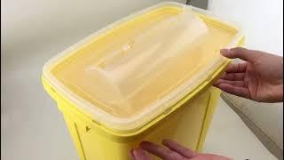 Where there’s a new 23L capacity medical sharps container