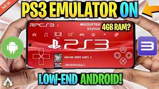 NEW  TESTING PS3 EMULATOR FOR ANDROID ON *LOW-END* DEVICE! RPCS3 ANDROID GAMEPLAY TEST