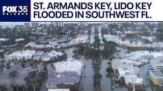Hurricane Helene damage: St. Armands Key, Lido Key flooded in Southwest Florida