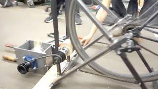 Make a bike powered plastic shredder #preciousplastic