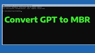 How To Convert GPT to MBR During Windows 11 Installation