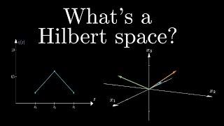 What's a Hilbert space? A visual introduction