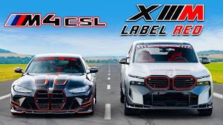 Tuned BMW M4 CSL v XM Label Red: DRAG RACE