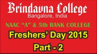 Freshers Day 2015 - Part 2