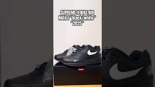 SUPREME X NIKE AIR MAX 1 “black/white” 2025 #airmax1 #nike #black #supremenewyork