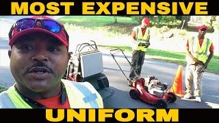 Most expensive lawn care uniform by Blades of Grass Lawn Care