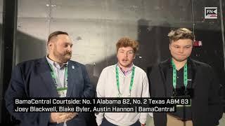 BamaCentral Courtside: No. 1 Alabama 82, No. 2 Texas A&M 63