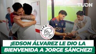 "LO LOGRASTE", Así recibió Edson Álvarez a Jorge Sánchez en Ajax | TUDN