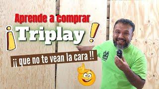 COMO Y DONDE comprar TRIPLAY en México nacional e importado