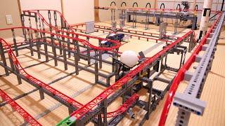 Lego roller coaster track: a 68-meter GoPro trip レゴ 68mコース車載カメラ