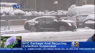 Car Gets Stuck In Snow