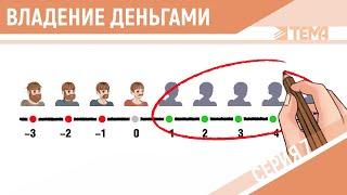 Уровни людей, владеющих деньгами. (Анимация 2D)
