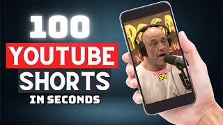 How to Make 100 Youtube Shorts in MINUTES using AI Tool (Vizard)