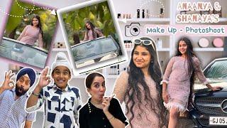 Anaanya & Shanaya’s Make Up - Photoshoot | RS 1313 VLOGS | Ramneek Singh 1313