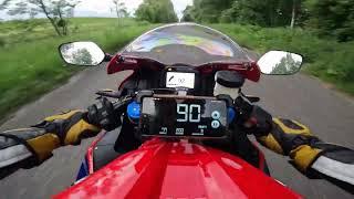 New honda CBR 600rr 2024 acceleration 0 à 200