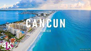 FLYING OVER CANCUN (4K UHD) - Relaxing Music Along With Beautiful Nature Videos - 4K Video UltraHD