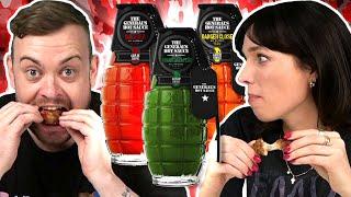 Irish People Try The General's Hot Sauces