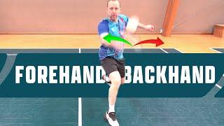 Forehand and Backhand Deception tricks in badminton