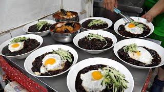 Really delicious! Awesome Korean Jajangmyeon, Jjamppong Best 3 / Korean street food