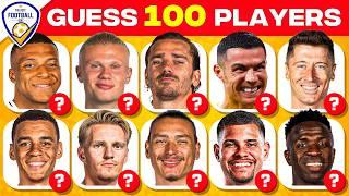 GUESS 100 FOOTBALL PLAYERS  LEVEL EASY, MEDIUM, HARD, IMPOSSIBLE! | FOOTBALL QUIZ 2024