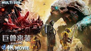 Multi SUB 4K《Heavy Mecha 4: The Behemoth Attack》"Bumblebee" robot fighting prehistoric beasts! FULL