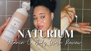 NATURIUM The Brightener Vitamin C Body Wash Review  | EuniyceMari