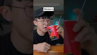 How to eat cup ramen