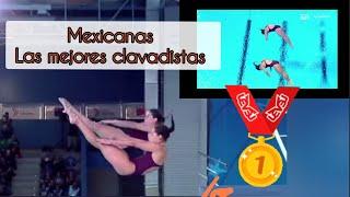 LO MEJOR DE LAS CLAVADISTAS GANARON ORO MEXICANAS #hoy #santiago2023 #clavados #femenil #oro #mexico