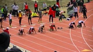 UNCC 49er Classic 2013 - Men 100m - Heat 2