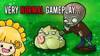 This is a very normal pvz gameplay... #plantsvszombies #pvz