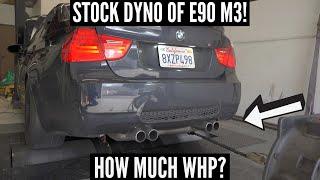 HOW MUCH WHP DOES A STOCK BMW E9X M3 MAKE?! | 2011 Bmw M3 Dyno Session @abc.garage