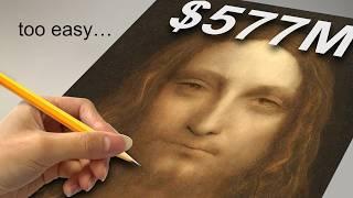 Are The MOST Expensive Paintings Hard to Draw?