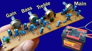 How to make 12V DC Sound filter controller Circuit at home