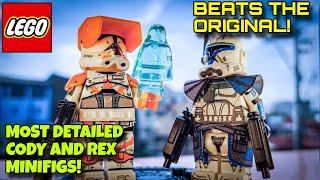 LEGO Star Wars Minifigures | Commander Cody vs Captain Rex #lego #starwars #minifigures #order66