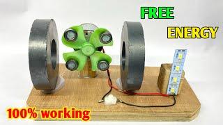 Free Energy Generator With Dc Motor And Magnets || Free Mobile Charger || Magnetic Motor Dynamo