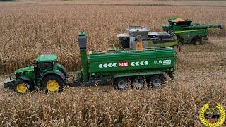 XXL Mais Dreschen 2021 | John Deere X9 VS. Claas Lexion 8800 TT | John Deere 7R mit Hawe ULW 4000