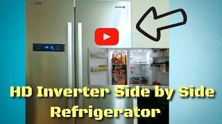 FUJIDENZO 20 cu.ft.HD Inverter Side by Side Refrigerator