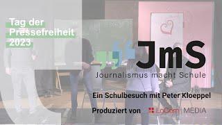 Peter Kloeppel im Gespräch | Journalismus macht Schule zum Tag der Pressefreiheit 2023