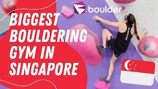 The Biggest Bouldering Gym In Singapore | Boulder+ Chevrons 